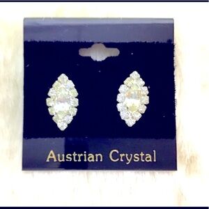 Austrian Crystal Pierced Earrings